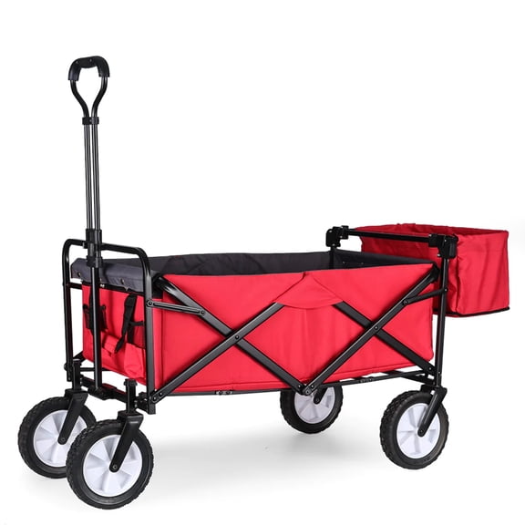 Whitsunday Folding Wagon 8" Standard wheels with Rear Storage (Standard Size)