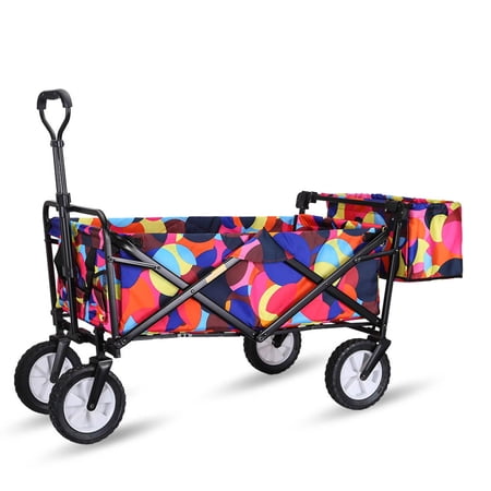 Whitsunday Folding Wagon 8" Standard wheels with Rear Storage (Standard Size)