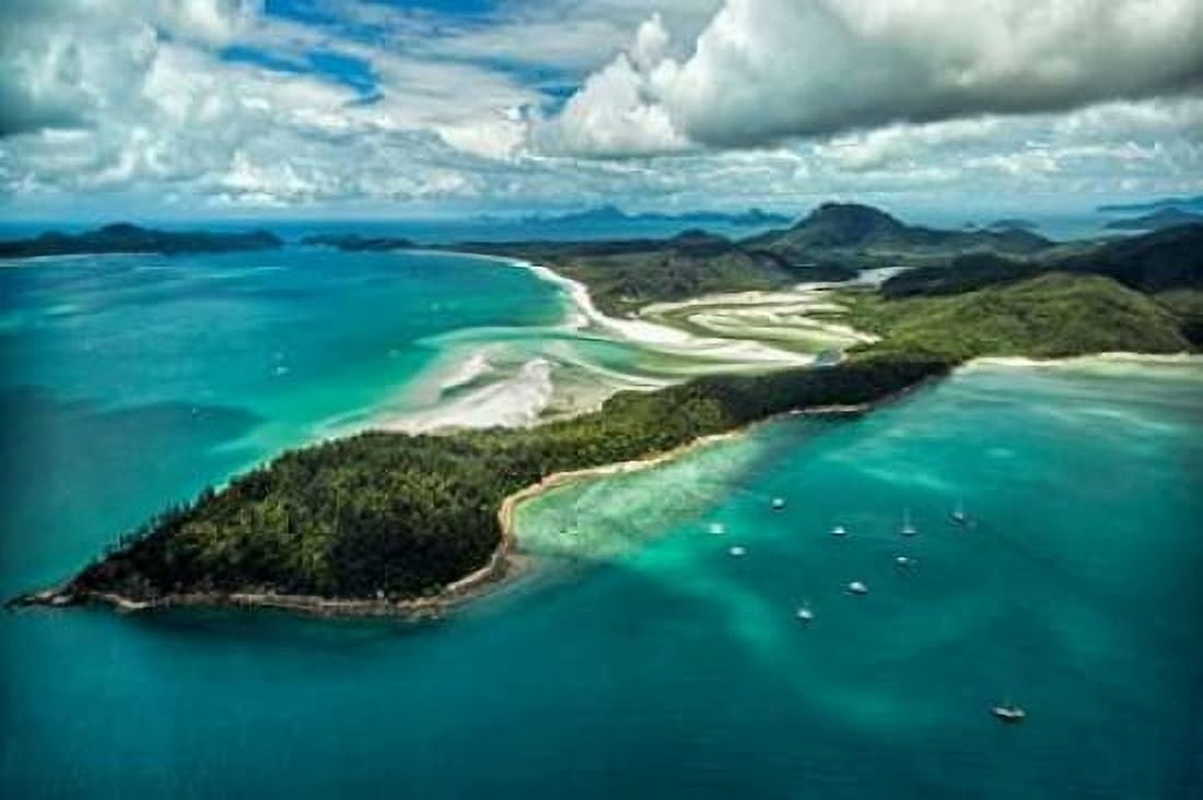 Whitsunday Island II Canvas Art - Larry Malvin (24 x 36)