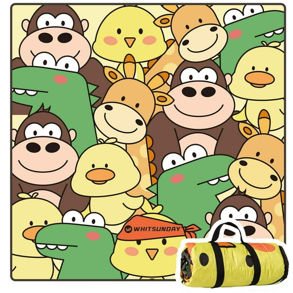 Whitsunday Picnic Blankets,60"x 80" Outdoor Beach Blanket