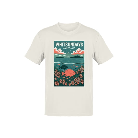 Whitsundays Australia Ocean Art Men's T-shirt
