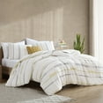 thumbnail image 1 of Whitten 5 PC King Riverbrook Home Whitten 5 PC Stripe Jacquard Gold/Ivory/Gray - King - 5 Piece, 1 of 5