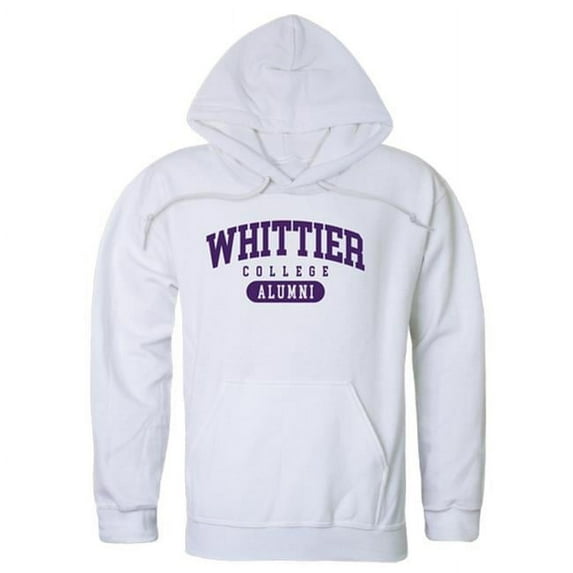Whittier College Poets Alumni Hoodie, White - 2XL