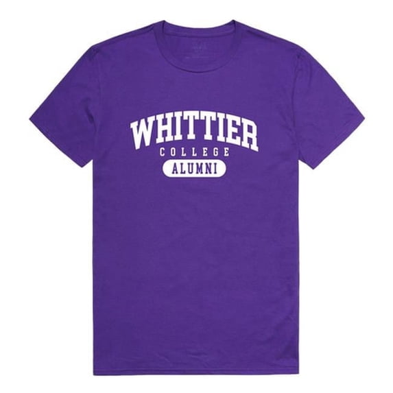 Whittier College Poets Alumni T-Shirt, Purple - Extra Large