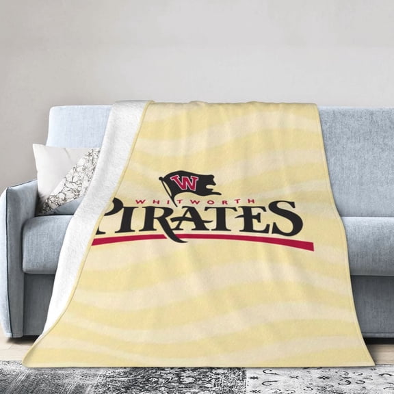 Whitworth A University Ultra-Soft Micro Fleece Blanket Multi-Size Flannel Blanket
