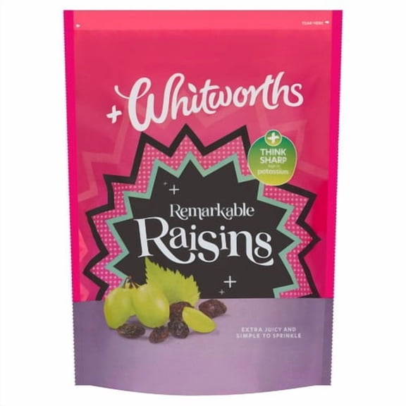 Whitworths Raisins 325g, British Import (Pack of 2)