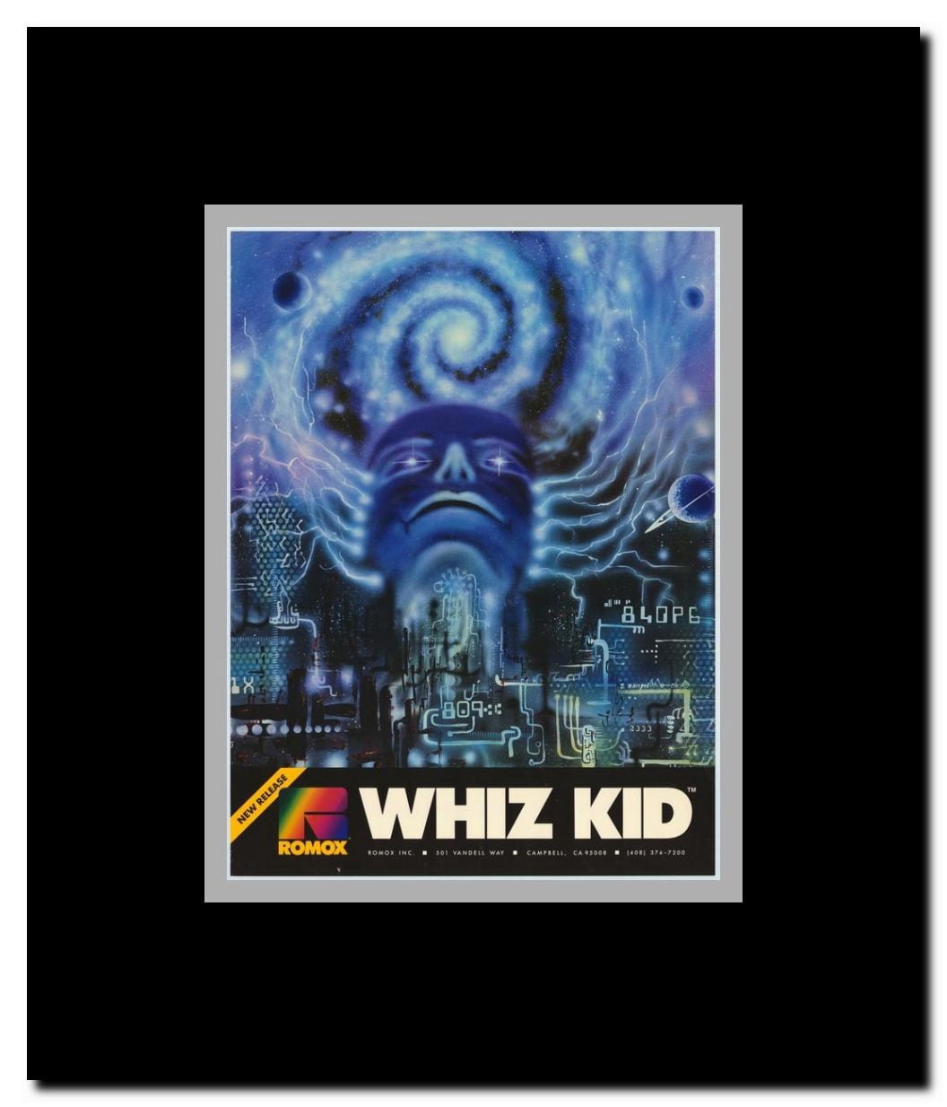 Whiz Kid by Romox (VG) Framed Movie Poster