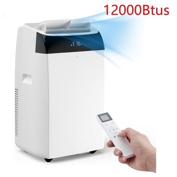 WhizMax 12000Btus Portable Air Conditioner 7.3 CEER With Touch Screen / Dehumidification