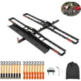 thumbnail image 1 of WhizMax 2 Motorcycle Carrier Hitch Mount,Steel Dirt Bike Hitch Hauler with Ramp,Ratchet Straps & Stabilizer,Motorcycle Carrier for E-Bikes,Mountain Bikes, 1 of 1