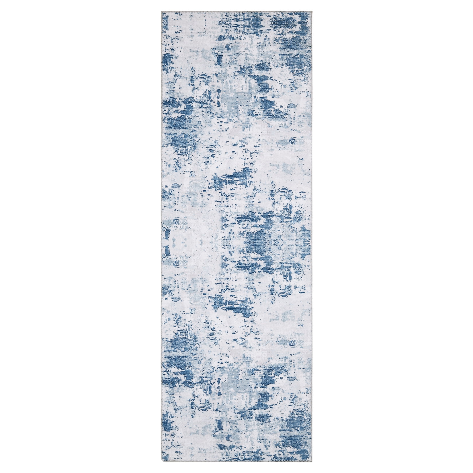 WhizMax 2 x 8 feet Hallway Runner Rug Modern Abstract Rug Runner Indoor