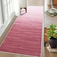 thumbnail image 1 of Garvee 2'x6' Long Runner Rug Modern Ombre Rug Bedsides Runner Rug Non-Skid Low Pile Floor Mats Indoor Washable Rug for Laundry Hallway, Pink, 1 of 6