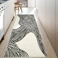 thumbnail image 1 of Garvee 2'x6' Washable Runner Rug Modern Abstract Lines Print Rug Long Rug Runner Indoor Hallway Kitchen Runners for Laundry Room, Black White, 1 of 6