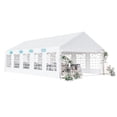 thumbnail image 1 of Garvee 20'x20' Wedding Party Tent in White, Outdoor Event Shelter Gazebo Canopy with 6 Removable Sidewalls, 1 of 8
