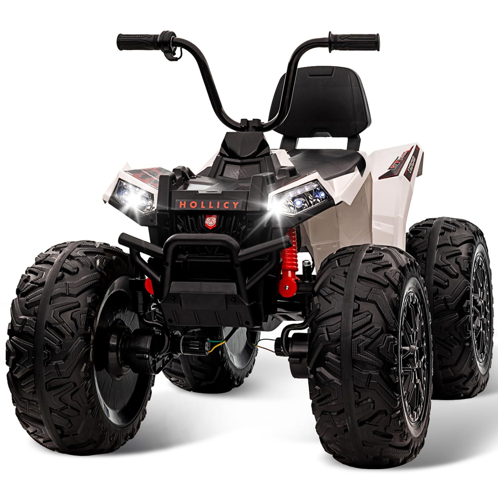 WhizMax 24V Kids ATV, Ride on Car for Kids, 4WD OffRoad 4 Wheeler Quad