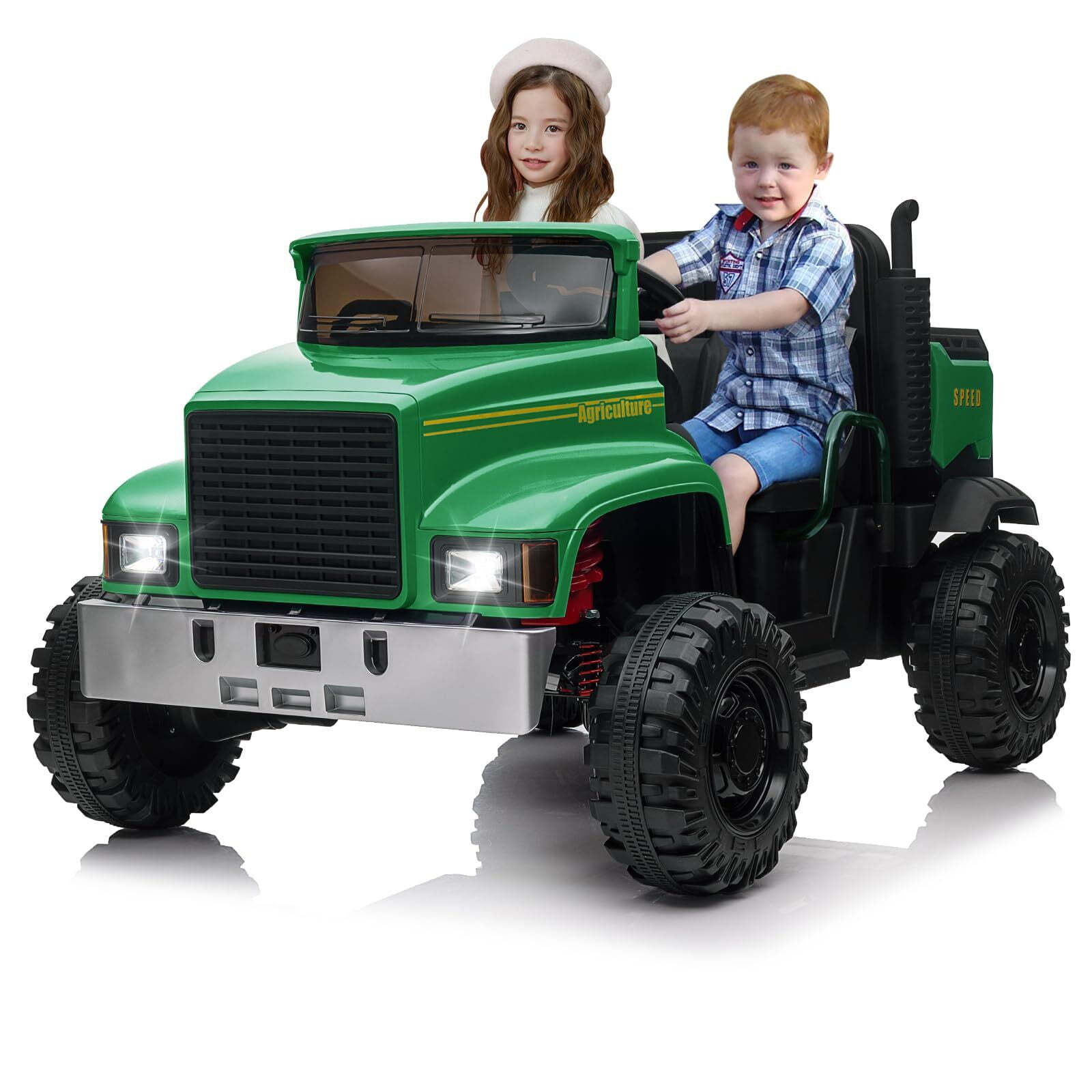 Garvee 24V Kids Tractor Seater Ride on Truck Car Electric Fun