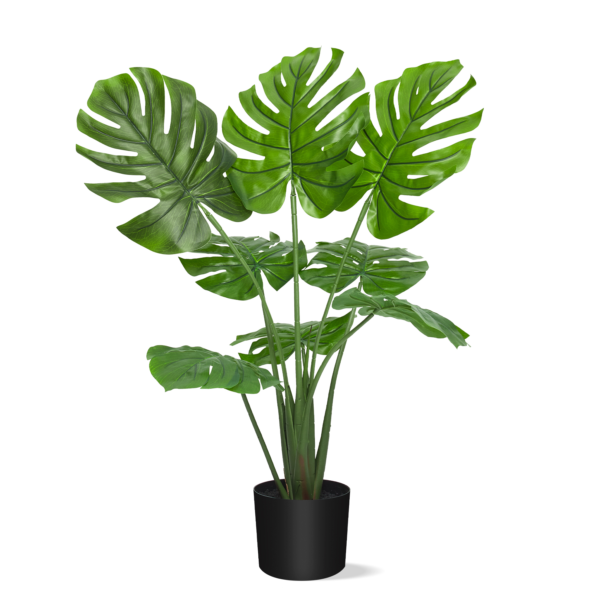 WhizMax 29" Fake Plants Large Artificial Monstera Floor Faux Plants