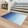 thumbnail image 1 of WhizMax 2x3 Small Modern Ombre Rug Washable Entryway Gradient Rugs Non-Slip Low Pile Doormat for Bathroom Kitchen, Blue, 1 of 6