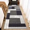 thumbnail image 1 of Garvee 2x6 Hallway Runner Rug Modern Geometric Runners Rug Non-Shedding Non-Slip Floor Mat Bedside Rug for Laundry Kitchen, Brown, 1 of 6