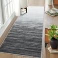 thumbnail image 1 of Garvee 2x6 Long Runner Rug Modern Ombre Rug Bedsides Runner Rug Non-Skid Low Pile Floor Mats Indoor Washable Rug for Laundry Hallway, Grey, 1 of 6