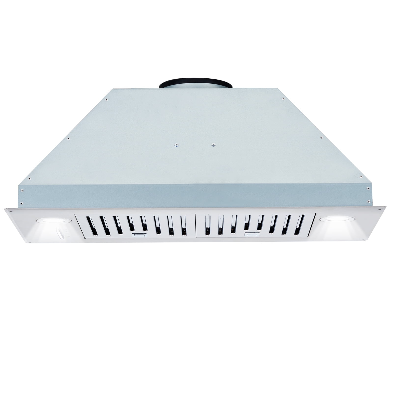 30-Inch Stainless Steel Convertible Insert Range Hood with LED Lights