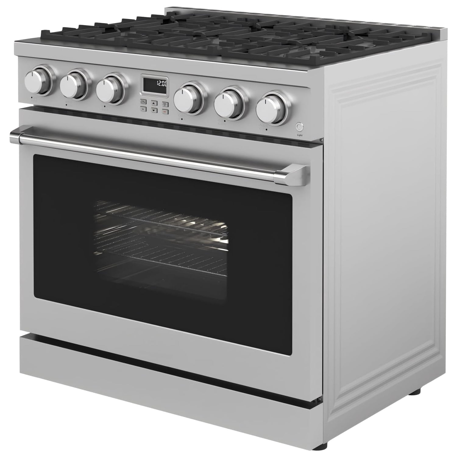 Garvee 36" Gas Range with Oven, 6.0 Cu.ft Freestanding Range with 6 ...