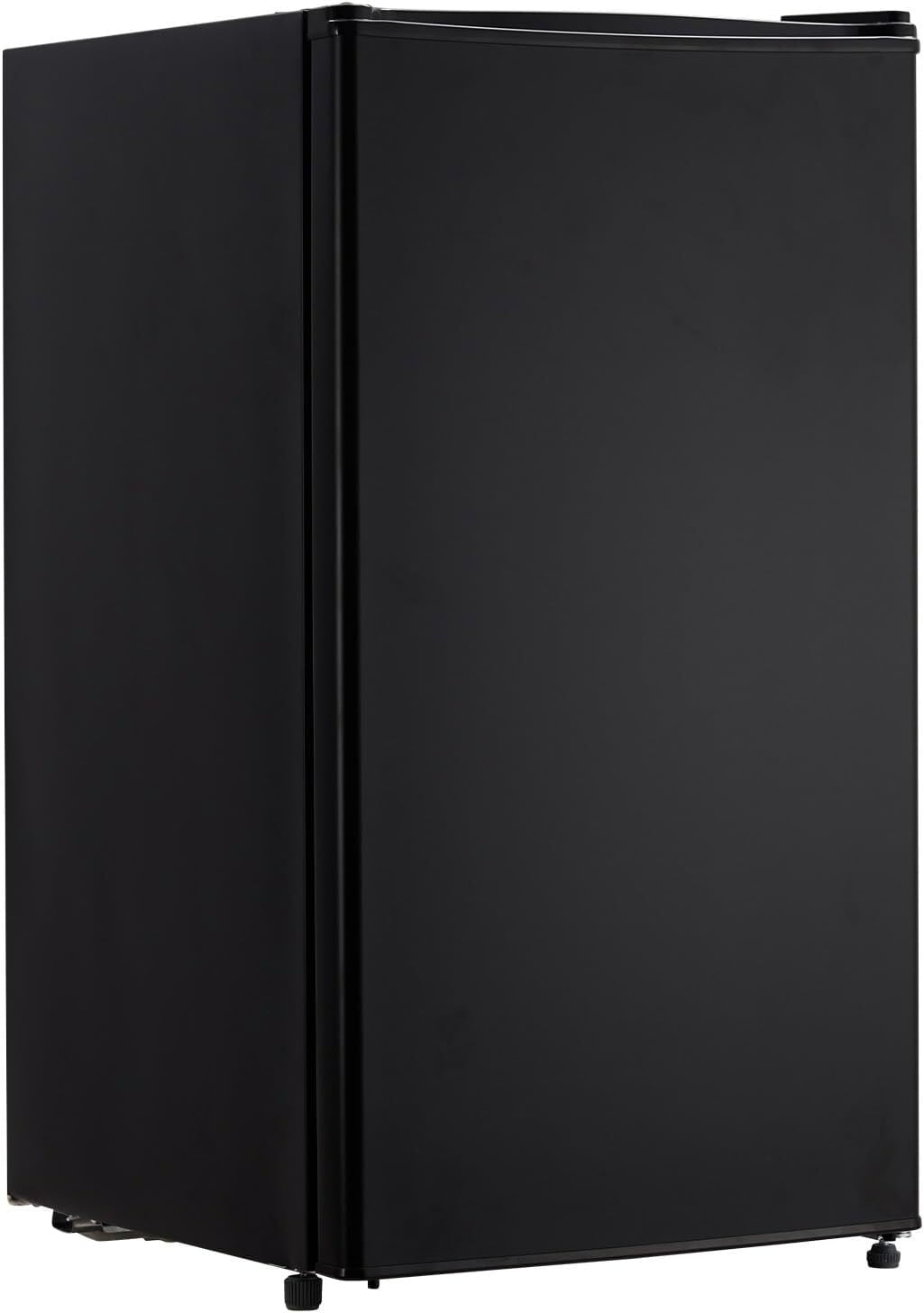 WhizMax 4.3 Cu.Ft Mini Fridge W/ Freezer Adjustable Thermostat & Reversible Single Door Black