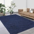 thumbnail image 1 of Garvee 4' x 6' Living Room Area Rug for Bedroom Non-Shedding Modern Solid Plush Rug Carpet for Playroom Dining Room, Navy Blue, 1 of 6