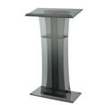 thumbnail image 1 of Garvee 47" Acrylic Podium Stand,Clear Lecterns & Pulpits with Storage Shelf for Classroom,Weddings,Churches,Speech, 1 of 6