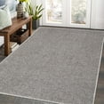 thumbnail image 1 of Garvee 5'x7' Modern Solid Accent Rug Weaving Textured Area Rug Soft Foldable Rug Indoor Throw Carpet Home Floor Decoration, Taupe, 1 of 5