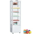 thumbnail image 1 of Garvee 6-Tier Upright Commercial Display Refrigerator Cooler with Wheels & LED Lighting, 9.8 Cu. Ft, 1 of 8