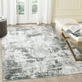 thumbnail image 1 of Garvee 8x10 Large Area Rug Modern Abstract Rug Low Pile Non-Slip Foldable Thin Rug Machine Washable Rug for Living Room Bedroom, Gray Green, 1 of 6