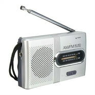 Portable AM/FM Radio, Battery Operated, Big Speaker, Earphone Jack ...