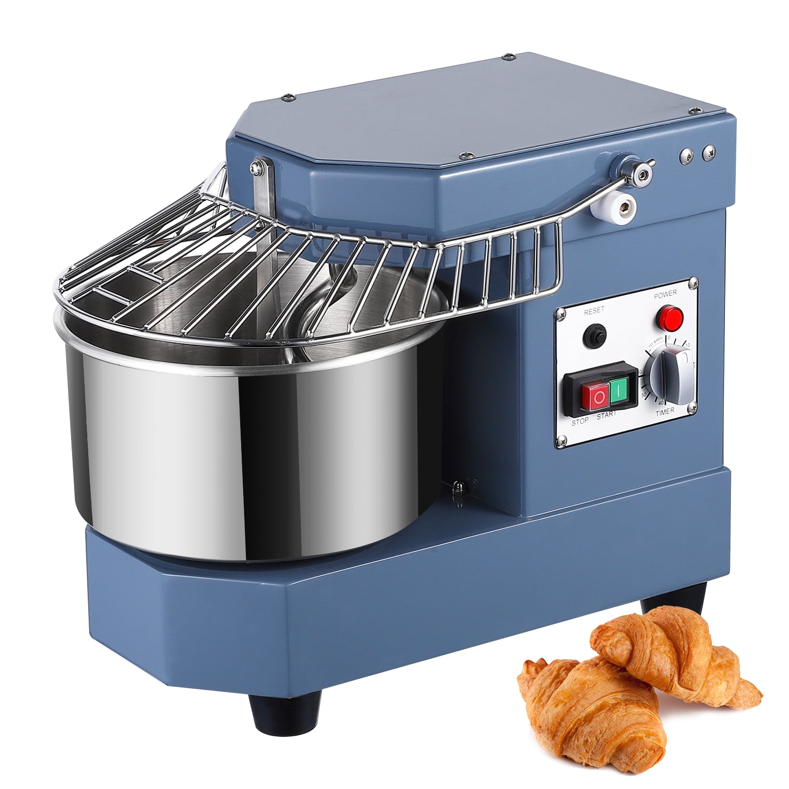 600W Commercial Dough Kneader Bakery Mixer Machine, 15QT 