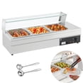 thumbnail image 1 of Garvee Commercial Food Warmer | 3 x 12QT | Steam Table | Buffet Server & Warmer | 304 Stainelss Steel | 1500W | Silver, 1 of 7