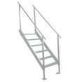 thumbnail image 1 of Garvee Dock Ladder 6 Steps,500LBS Removable Boat Ladder with Upgraded Widen Nonslip Pedals for Lake/Pool/Boarding/RV,Sliver, 1 of 6