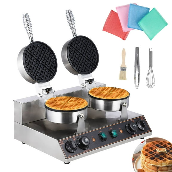 Garvee Electric Waffle Cone Maker with Non-stick Baking Tray,DIY Various Ice Waffle Cone Desserts for Restaurant, Coffee Shop