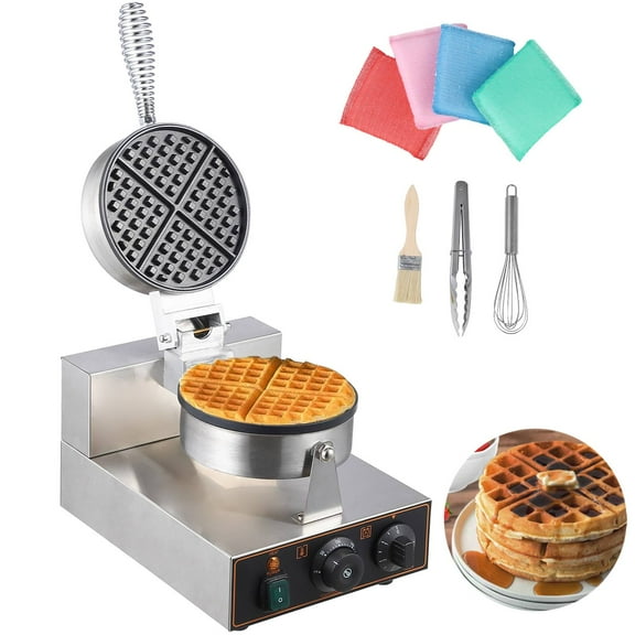 Garvee Electric Waffle Cone Maker with Non-stick Baking Tray,DIY Various Ice Waffle Cone Desserts for Restaurant, Coffee Shop