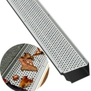 Garvee Gutter Guard 5 inch 104FT,Aluminum Gutter Cover System,Easy DIY Leaf Guard for Gutters fits Any Roof Gutter Type,Easy Installation,Silver