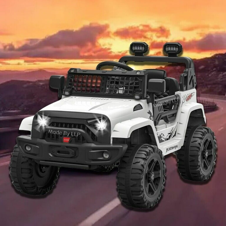 Kids white hot sale jeep