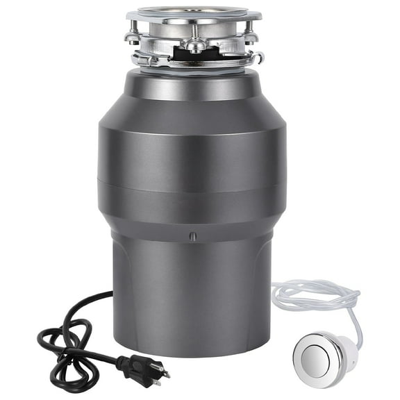Garvee 1/2 HP Garbage Disposal, 3500 RPM Sink Garbage Disposal with Wireless Switch for Kitchen, Gray