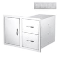 thumbnail image 1 of Garvee Outdoor Kitchen Cabinets,Stainless Steel Outdoor Kitchen Drawers,Multi-Layer Design Access Door & Drawers for BBQ Island, Patio, Grill Station, 1 of 8