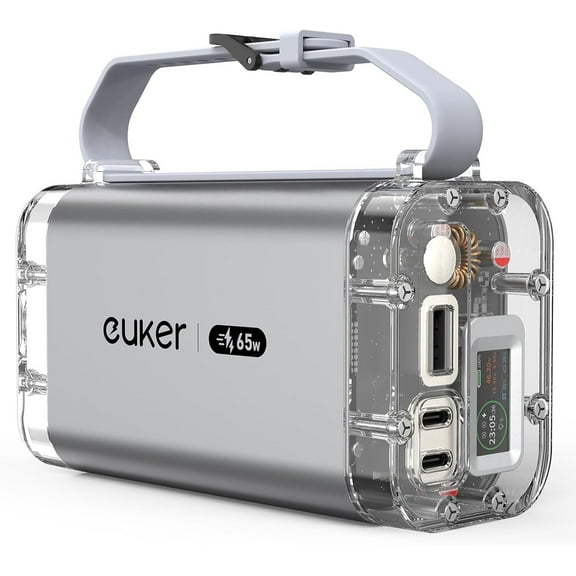 WhizMax Power Bank 30000mAh 100W Laptop Portable Charger 4 Ports w/ LED Light&IPS Screen