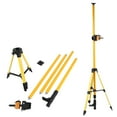 thumbnail image 2 of 12Ft Telescoping Laser Level Pole With Tripod - Universal Mount For Rotary & Line Lasers 2 of 6