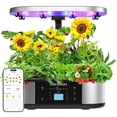 thumbnail image 1 of Garvee Smart WiFi Indoor Herb Garden Kit, 12 Pods Hydroponics Growing System up to 30" with Pump System, 1 of 8