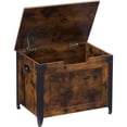 thumbnail image 1 of WhizMax Storage Chest, 23.6 inches Chest Box Organizer with 2 Safety Hinges, Wooden Entryway Storage Bench, Rustic Brown, 1 of 8