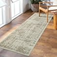 thumbnail image 1 of Garvee 2'x6' Hallway Runner Rug Vintage Floral Distressed Runners Non-Slip Bedroom Runner Rugs for Laundry Room, Brown, 1 of 8