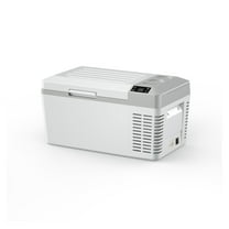 Whizmax 21QT Portable Car Fridge & Freezer, 12V DC Electric Cooler with Touch Control, AC/DC Power for Camping, Travel, Home Use, Grey