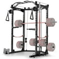 Whizmax Power Rack Cage, 1600 Lbs Weight Rack with Cable Crossover