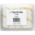 thumbnail image 1 of Whizz Gold Stripe 4 In. x 1/2 In. Mini Fabric Roller Cover (10-Pack) 99000, 1 of 2