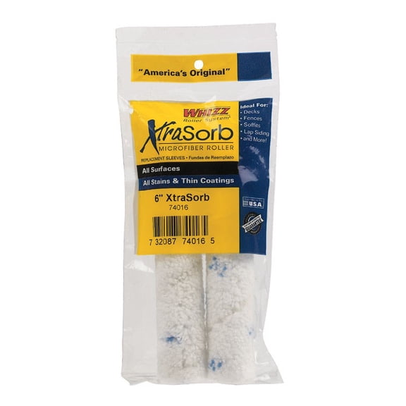 Whizz Xtrasorb Microfiber Mini Roller 3/8 " Nap 6 "